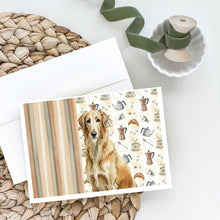 Load image into Gallery viewer, Wheaten Scottish Deerhound Coffee Bar Greeting Cards Pack of 8