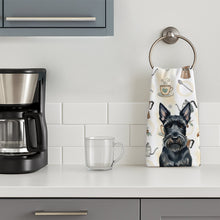 Load image into Gallery viewer, Scottish Terrier Coffee Bar Kitchen Towel