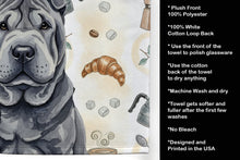 Load image into Gallery viewer, Black Shar Pei Coffee Bar Kitchen Towel