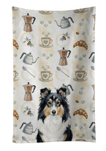 Load image into Gallery viewer, Tricolor Sheltie Coffee Bar Kitchen Towel