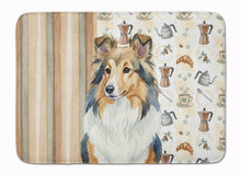 Load image into Gallery viewer, Sable Sheltie Coffee Bar Memory Foam Kitchen Mat