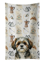 Load image into Gallery viewer, Brindle Shih Tzu Coffee Bar Kitchen Towel