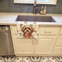 Load image into Gallery viewer, Liver Shih Tzu Coffee Bar Kitchen Towel