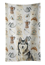 Load image into Gallery viewer, Agouti Siberian Husky Coffee Bar Kitchen Towel