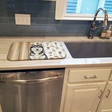 Load image into Gallery viewer, Siberian Husky Coffee Bar Dish Drying Mat