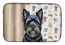 Load image into Gallery viewer, Black Skye Terrier Coffee Bar Dish Drying Mat