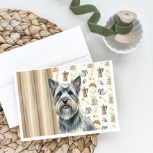Load image into Gallery viewer, Gray Skye Terrier Coffee Bar Greeting Cards Pack of 8