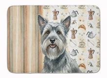 Load image into Gallery viewer, Gray Skye Terrier Coffee Bar Memory Foam Kitchen Mat