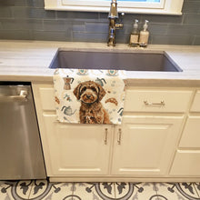 Load image into Gallery viewer, Spanish Water Dog Coffee Bar Kitchen Towel