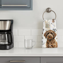 Load image into Gallery viewer, Spanish Water Dog Coffee Bar Kitchen Towel
