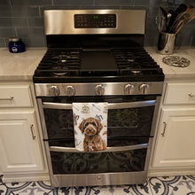 Load image into Gallery viewer, Spanish Water Dog Coffee Bar Kitchen Towel