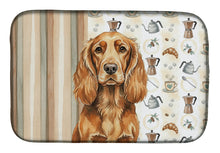Load image into Gallery viewer, Sussex Spaniel Coffee Bar Dish Drying Mat