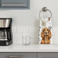 Load image into Gallery viewer, Sussex Spaniel Coffee Bar Kitchen Towel