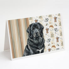 Load image into Gallery viewer, Black Tibetan Mastiff Coffee Bar Greeting Cards Pack of 8