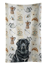 Load image into Gallery viewer, Black Tibetan Mastiff Coffee Bar Kitchen Towel
