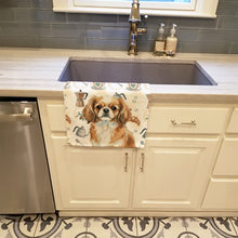 Load image into Gallery viewer, Tibetan Spaniel Coffee Bar Kitchen Towel