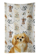 Load image into Gallery viewer, Gold Tibetan Spaniel Coffee Bar Kitchen Towel