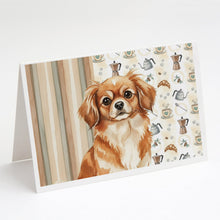 Load image into Gallery viewer, Red Tibetan Spaniel Coffee Bar Greeting Cards Pack of 8
