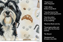 Load image into Gallery viewer, Black and White Tibetan Terrier Coffee Bar Kitchen Towel
