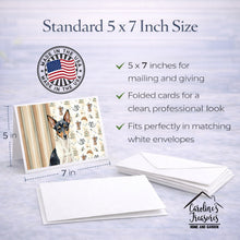 Load image into Gallery viewer, Toy Fox Terrier Coffee Bar Greeting Cards Pack of 8