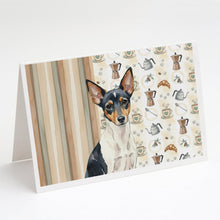 Load image into Gallery viewer, Toy Fox Terrier Coffee Bar Greeting Cards Pack of 8