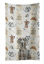 Load image into Gallery viewer, Weimaraner Coffee Bar Kitchen Towel