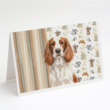 Load image into Gallery viewer, Welsh Springer Spaniel Coffee Bar Greeting Cards Pack of 8