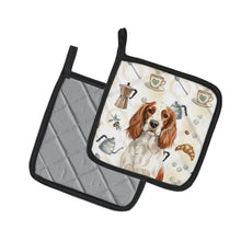 Load image into Gallery viewer, Welsh Springer Spaniel Coffee Bar Pair of Pot Holders
