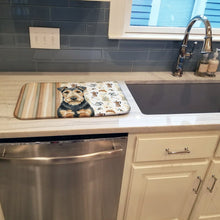 Load image into Gallery viewer, Welsh Terrier Coffee Bar Dish Drying Mat