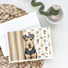 Load image into Gallery viewer, Welsh Terrier Coffee Bar Greeting Cards Pack of 8