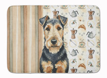 Load image into Gallery viewer, Welsh Terrier Coffee Bar Memory Foam Kitchen Mat