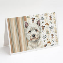 Load image into Gallery viewer, Westie Coffee Bar Greeting Cards Pack of 8