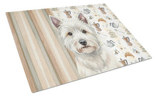 Load image into Gallery viewer, Westie Coffee Bar Glass Cutting Board