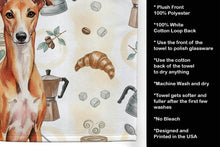 Load image into Gallery viewer, Red Whippet Coffee Bar Kitchen Towel