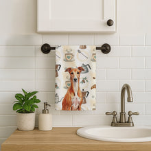 Load image into Gallery viewer, Red Whippet Coffee Bar Kitchen Towel