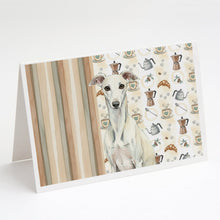 Load image into Gallery viewer, White Whippet Coffee Bar Greeting Cards Pack of 8