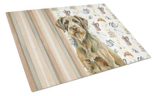 Load image into Gallery viewer, Chestnut Wirehaired Pointing Griffon Coffee Bar Glass Cutting Board