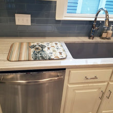 Load image into Gallery viewer, Steel Gray Wirehaired Pointing Griffon Coffee Bar Dish Drying Mat