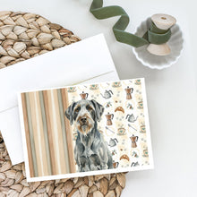 Load image into Gallery viewer, Steel Gray Wirehaired Pointing Griffon Coffee Bar Greeting Cards Pack of 8