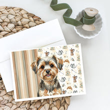 Load image into Gallery viewer, Yorkiepoo Coffee Bar Greeting Cards Pack of 8