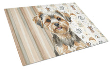 Load image into Gallery viewer, Yorkiepoo Coffee Bar Glass Cutting Board