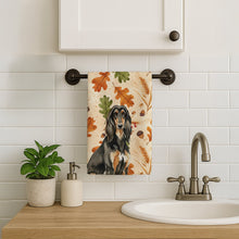 Load image into Gallery viewer, Black &amp; Tan Afghan Hound Heirloom Fall Kitchen Towel