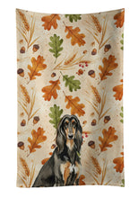 Load image into Gallery viewer, Black &amp; Tan Afghan Hound Heirloom Fall Kitchen Towel