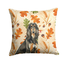 Load image into Gallery viewer, Black &amp; Tan Afghan Hound Heirloom Fall Throw Pillow