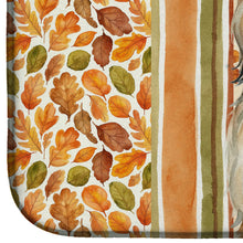 Load image into Gallery viewer, Afghan Hound Heirloom Fall Dish Drying Mat