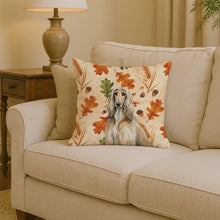 Load image into Gallery viewer, Afghan Hound Heirloom Fall Throw Pillow