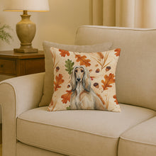 Load image into Gallery viewer, Afghan Hound Heirloom Fall Throw Pillow