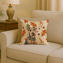 Load image into Gallery viewer, Grizzle Airedale Terrier Heirloom Fall Throw Pillow