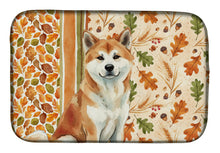 Load image into Gallery viewer, Red Akita Heirloom Fall Dish Drying Mat