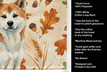 Load image into Gallery viewer, Red Akita Heirloom Fall Kitchen Towel